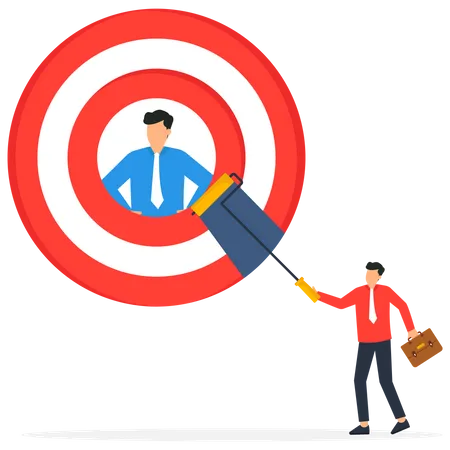 Business Retargeting  Illustration