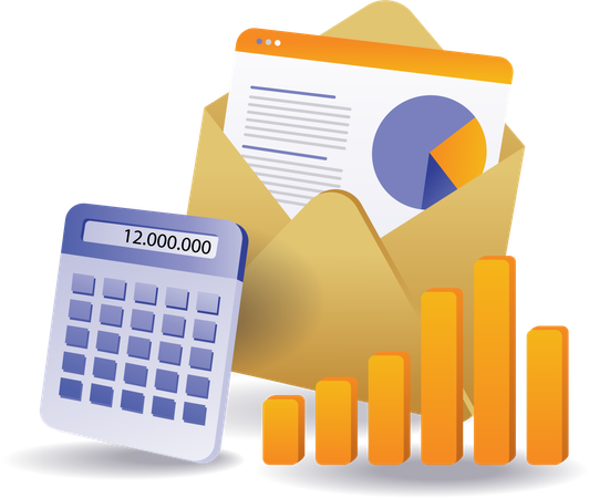 Business Revenue Analysis  Illustration