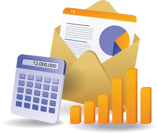 Business Revenue Analysis  Illustration