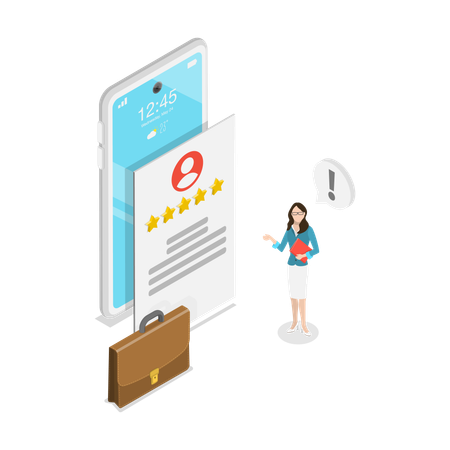 Business review  Illustration