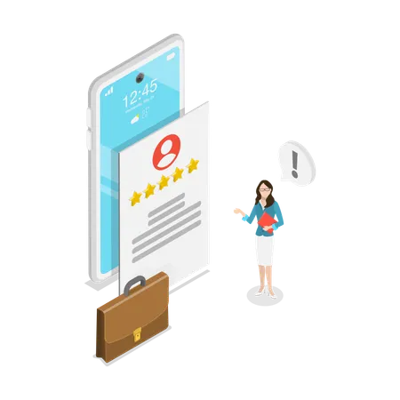 Business review  Illustration