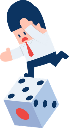 Business risk and luck  Illustration