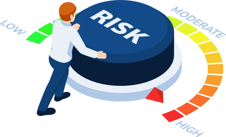 Business risk management Illustration