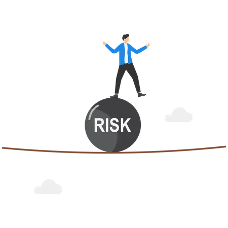 Business Risk taker  Illustration