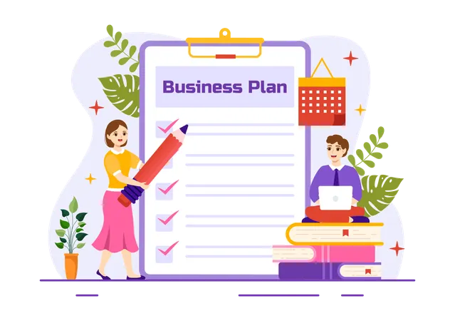 Business Roadmap  Illustration