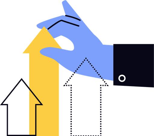 Business sale growth  Illustration