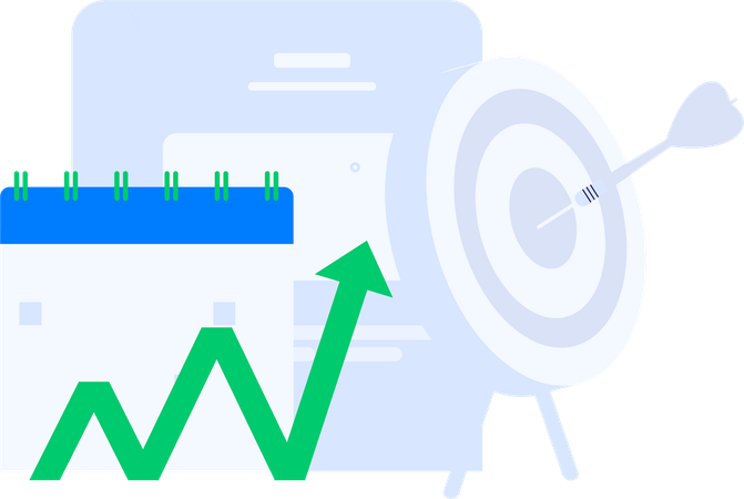Business scalability helps in target achievement  Illustration