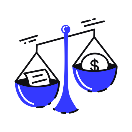 Business Scale  Illustration