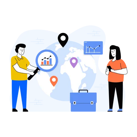 Business Scaling  Illustration