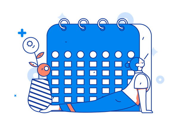 Business schedule  Illustration