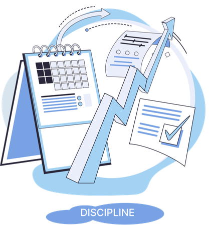 Business schedule  Illustration