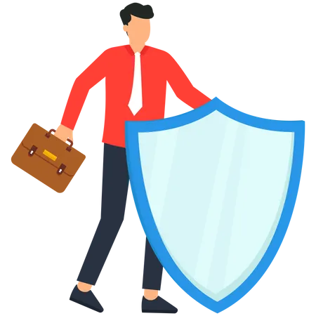 Business security  Illustration