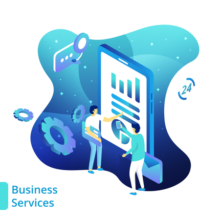 services illustration free download