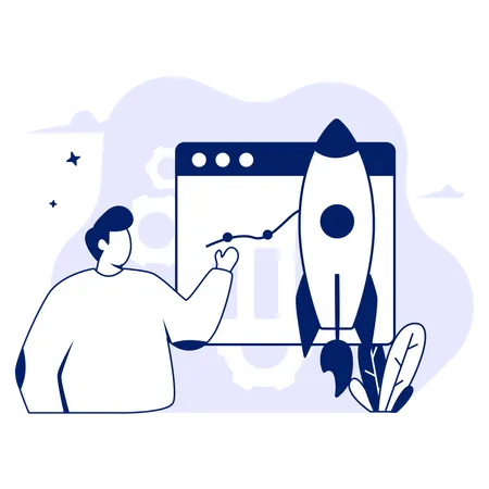 Business startup Illustration