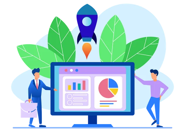 Business Startup Analysis  イラスト