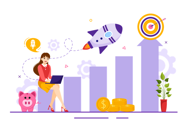 Business Startup Analysis  Illustration