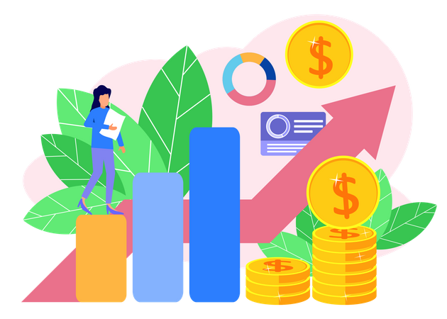 Business Startup Growth Illustration