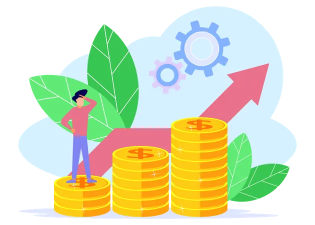 Business Startup Growth  Illustration