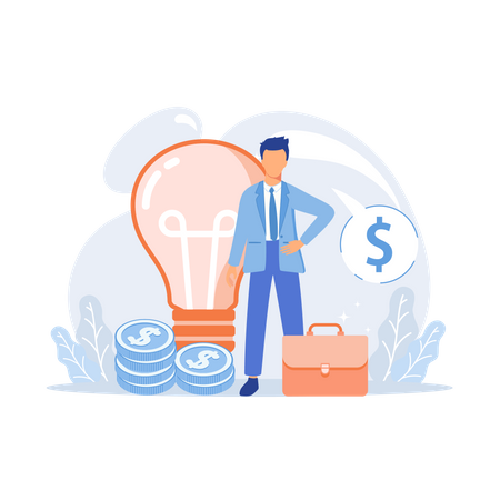 Business startup ideas  Illustration