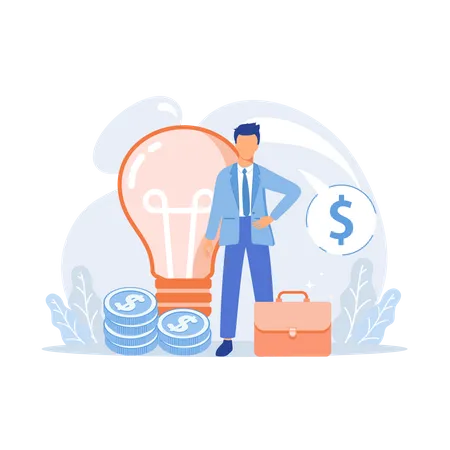 Business startup ideas  Illustration