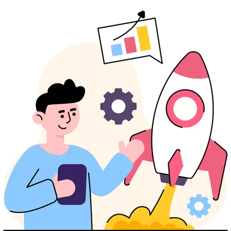 Business Startup  Illustration