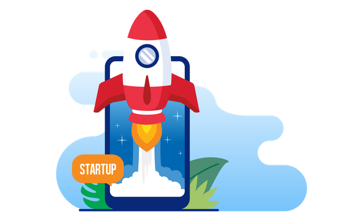 Business startup  Illustration