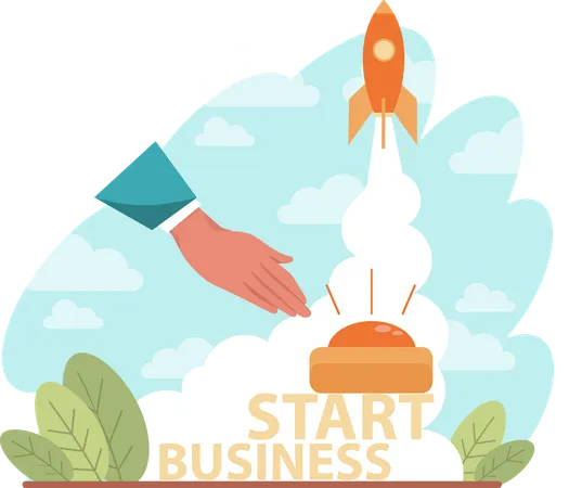 Business startup  Illustration