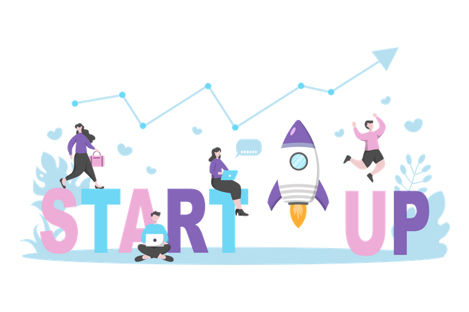 Business Startup  Illustration