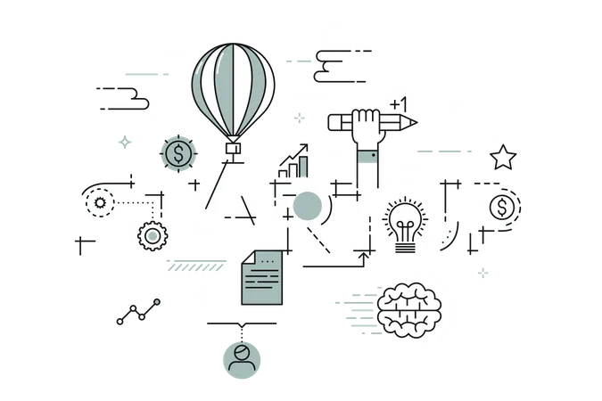 Business Startup  Illustration