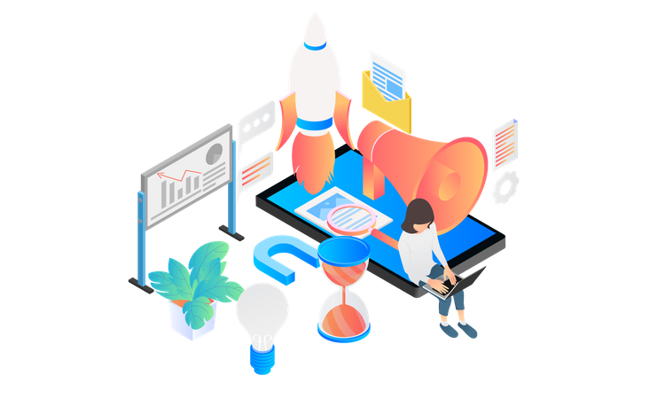 Business Startup  Illustration