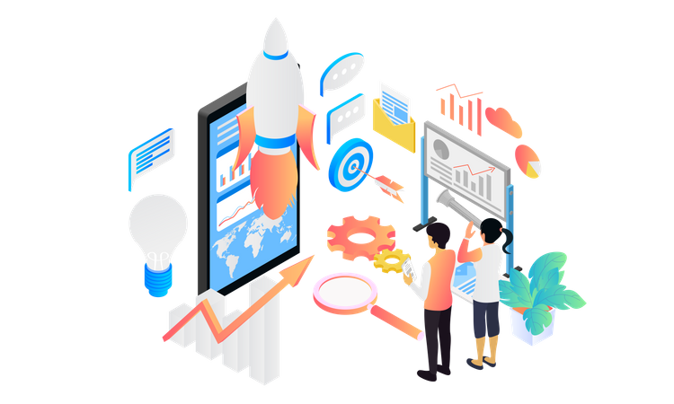 Business Startup  Illustration