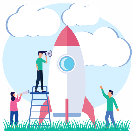 Business startup  Illustration