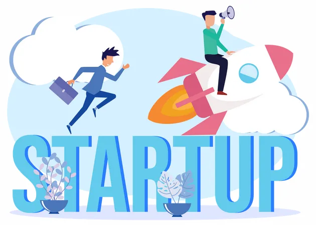 Business startup  Illustration