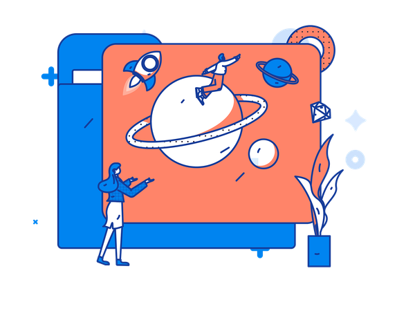 Business startup Illustration