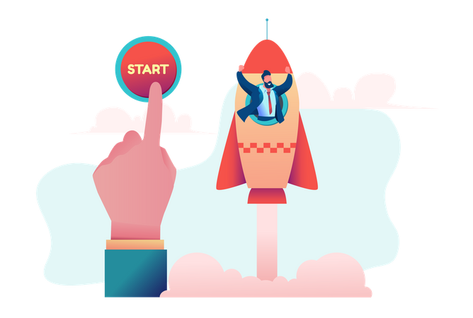 Business startup Illustration