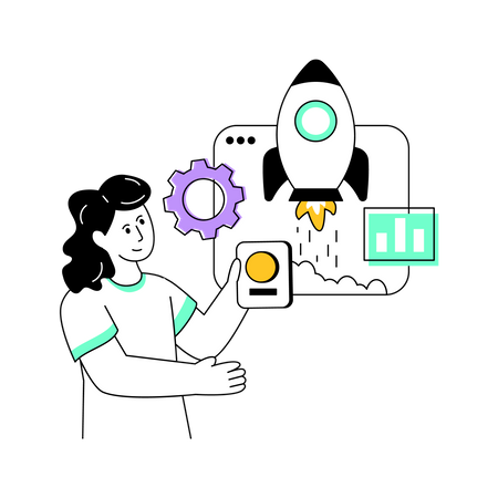 Business startup Illustration