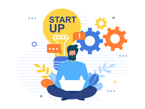 Business Startup  Illustration