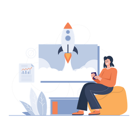 Business Startup  Illustration