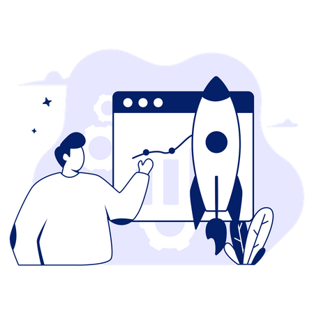 Business startup  Illustration
