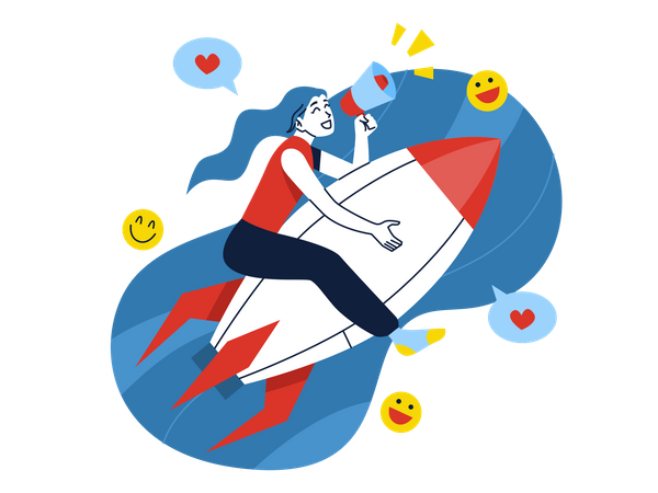 Business Startup Marketing  Illustration