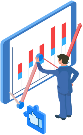 Business Statistical indicators  Illustration