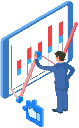 Business Statistical indicators  Illustration