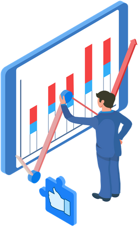 Business Statistical indicators  Illustration