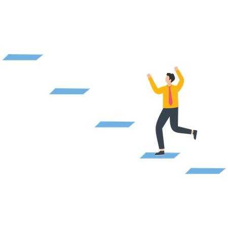 Business Steps  Illustration