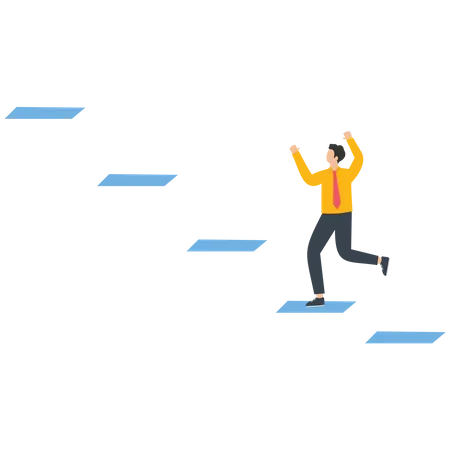 Business Steps  Illustration