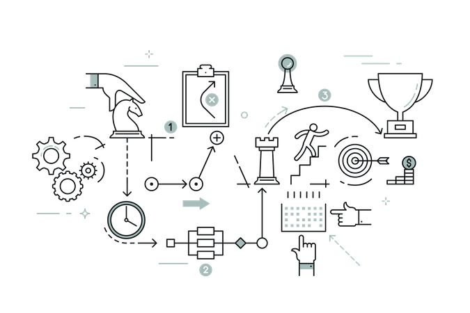 Business Strategy Illustration