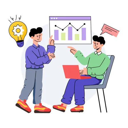 Business Strategy Discussion  Illustration