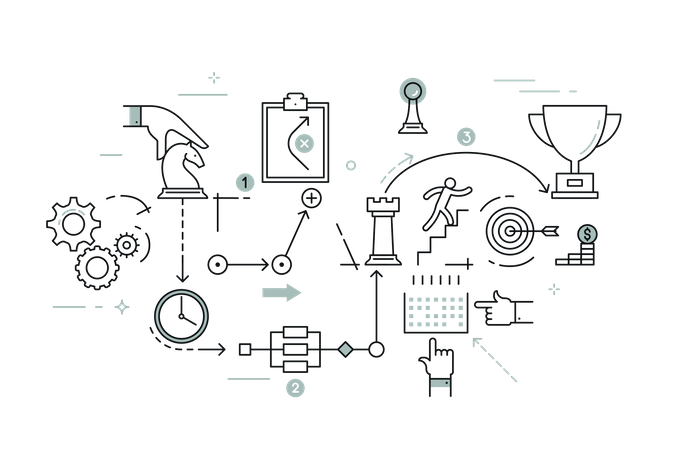 Business Strategy  Illustration