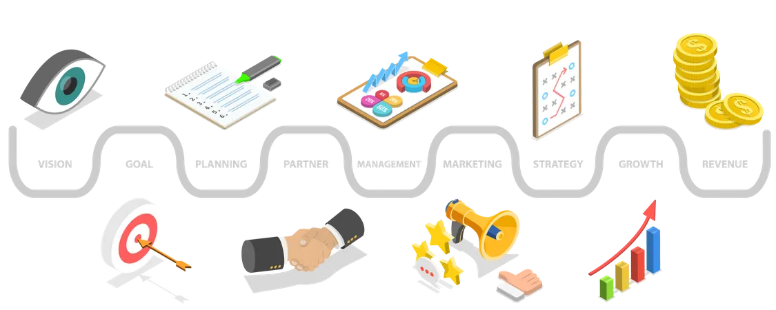 Business Strategy  Illustration