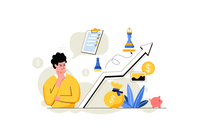 Business Strategy  Illustration